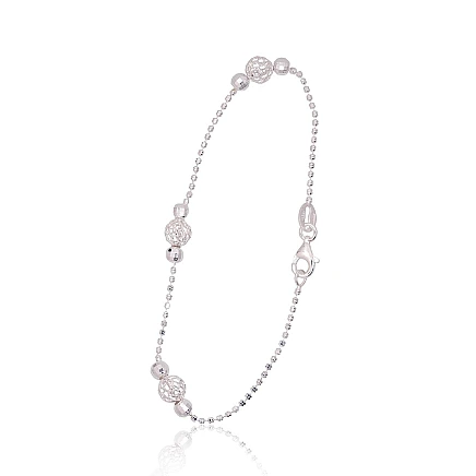 Bracelets,  - Silver bracelet, 18, 2.6 g, Silver 925 fineness