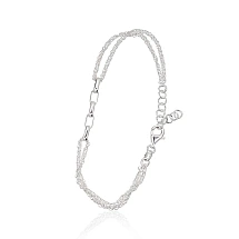 Silver bracelet, 17, 3.8 g, Silver 925 fineness, Variable length