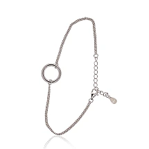 Silver bracelet, 17, 3 g, Silver 925 fineness, Rhodium (Plating), Variable length