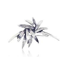 Серебряная брошь, 4.5 g, Серебро 925 проба, оксид (покрытие)