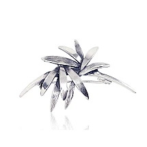 Серебряная брошь, 4.6 g, Серебро 925 проба, оксид (покрытие)