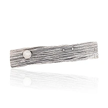 Серебряная брошь, 13.1 g, Серебро 925 проба, оксид (покрытие), Жемчуг