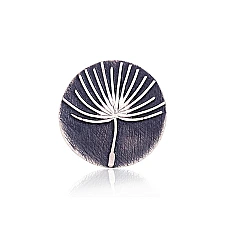 Silver brooch, 11.4 g, Silver 925 fineness, oxide (Plating)