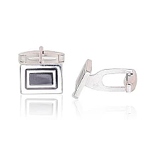 Silver cufflinks, 10.3 g, Silver 925 fineness, Jewelery enamel