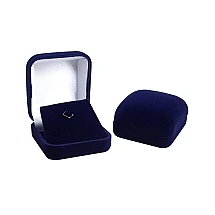 Подарочная коробочка, цвет: Темно-синий, 5.8 x 5.8 x 3.4 мм