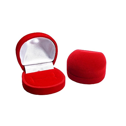 Ring / Earrings / Pendant,  - Gift box, color: Red, 5.4 x 4.8 x 3.8 mm
