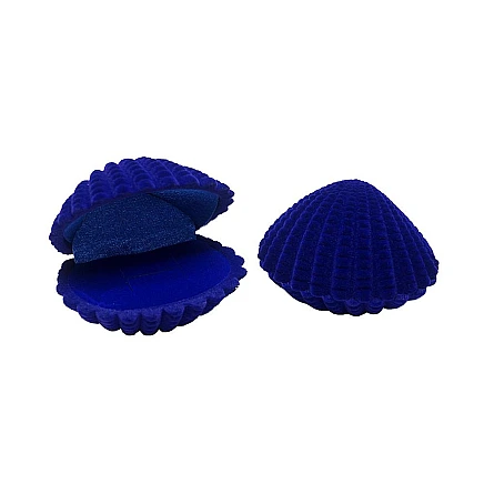 Ring / Earrings / Pendant,  - Gift box, color: Blue, 6.4 x 4.5 x 5 mm
