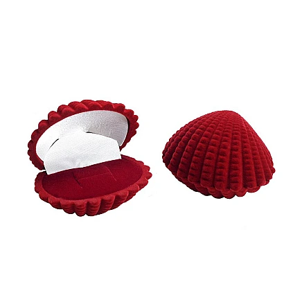 Ring / Earrings / Pendant,  - Gift box, color: Dark Red, 6.4 x 4.5 x 5 mm