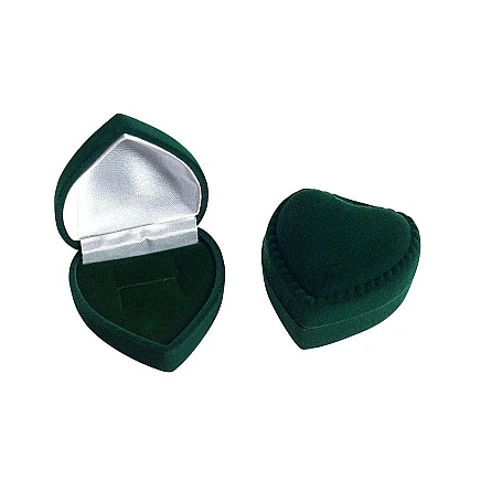 Gredzens / Auskari / Kulons,  - Davanu kārbiņa, krāsa: Zaļa, 5.2 x 5 x 3.5 mm