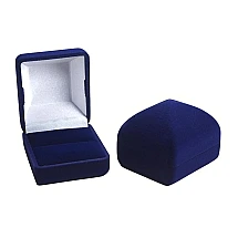 Подарочная коробочка, цвет: Темно-синий, 4.9 x 5.4 x 4.1 мм
