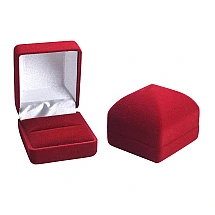 Davanu kārbiņa, krāsa: Bordo, 4.9 x 5.4 x 4.1 mm