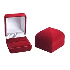 Подарочная коробочка, цвет: Бордо, 4.9 x 5.4 x 4.1 мм