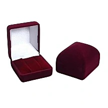 Davanu kārbiņa, krāsa: Bordo, 4.9 x 5.4 x 4.1 mm