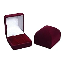 Davanu kārbiņa, krāsa: Bordo, 4.9 x 5.4 x 4.1 mm