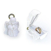 Davanu kārbiņa, krāsa: Balta, 9.5 x 6.5 x 3.5 mm