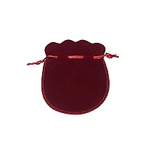 Dāvanu maisiņš, krāsa: Bordo, 12 x 13 mm