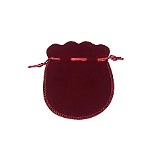 Dāvanu maisiņš, krāsa: Bordo, 12 x 13 mm