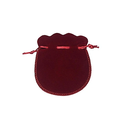 Dāvanu maisiņi,  - Dāvanu maisiņš, krāsa: Bordo, 12 x 13 mm