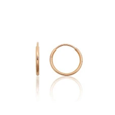 Gold rings-earrings, 0.5 g, Red Gold 585 fineness