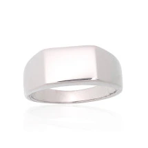 Серебряное кольцо, 20.5, 5.5 g, Серебро 925 проба, родий (покрытие)
