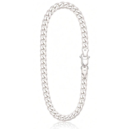 Silver chain Double rombo 6 mm, diamond cut, Silver 925 fineness