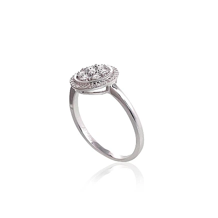 Lamour  collection,  - Gold ring, 18.5, 3.09 g, White Gold 585 fineness, Diamonds