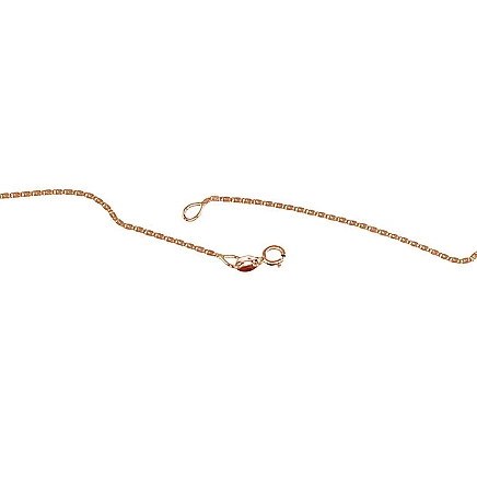 Ķēdītes,  - Zelta ķēdīte Gliemezis 1.15 mm, 47, 1.6 g, Sarkanais Zelts 585 prove