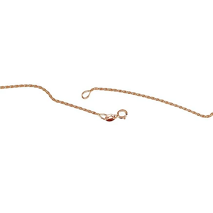 Ķēdītes,  - Zelta ķēdīte Gliemezis 1.15 mm, 55, 1.84 g, Sarkanais Zelts 585 prove