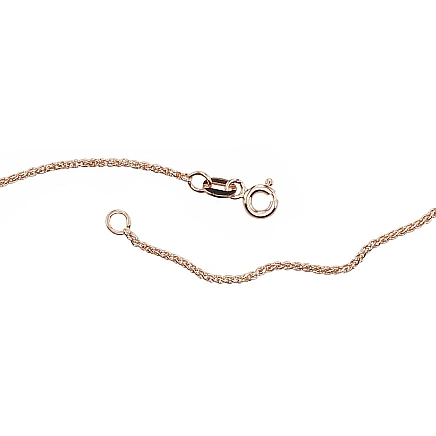 Chains,  - Gold chain Spiga 1,2 mm, 45, 2.77 g, Red Gold 585 fineness