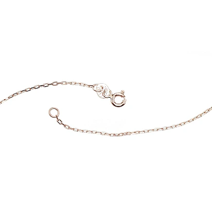 Chains,  - Gold chain Anchor 1.2 mm , diamond cut, 47, 1.6 g, Red Gold 585 fineness