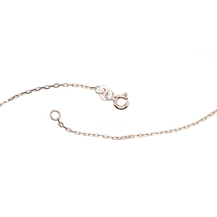Chains,  - Gold chain Anchor 1.2 mm , diamond cut, 55, 1.84 g, Red Gold 585 fineness