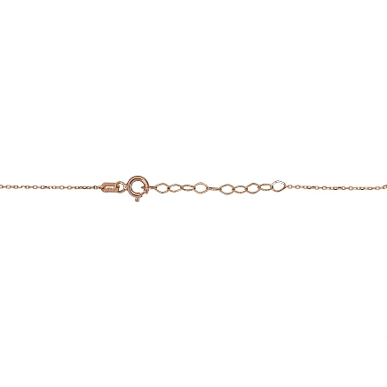 Necklace,  - Gold necklace, 42, 1.69 g, Red Gold 585 fineness, Variable length