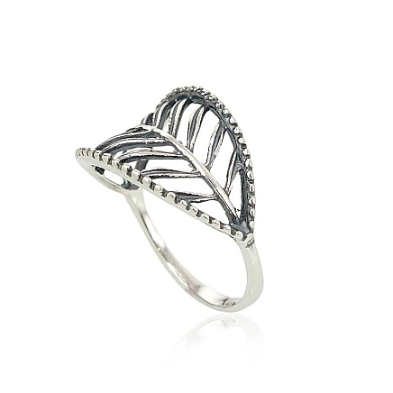 Women,  - Silver ring, 19, 2.2 g, Silver 925 fineness, oxide (Plating)