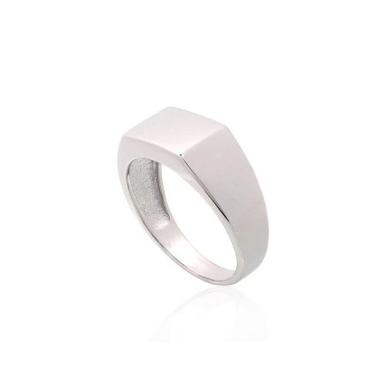 For man,  - Silver ring, 22, 5.8 g, Silver 925 fineness, Rhodium (Plating)