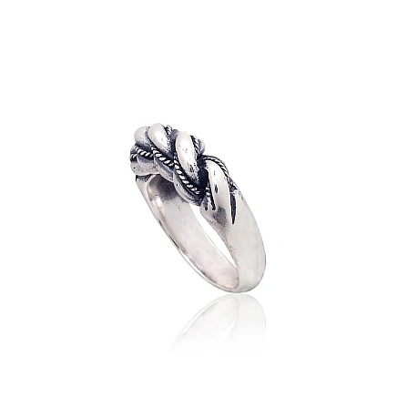 Women, Namejs - Silver ring, 20, 10.9 g, Silver 925 fineness, oxide (Plating), Handmade