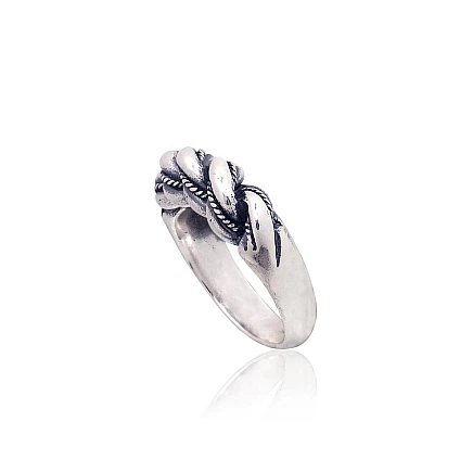 Women, Namejs - Silver ring, 22, 11.5 g, Silver 925 fineness, oxide (Plating), Handmade