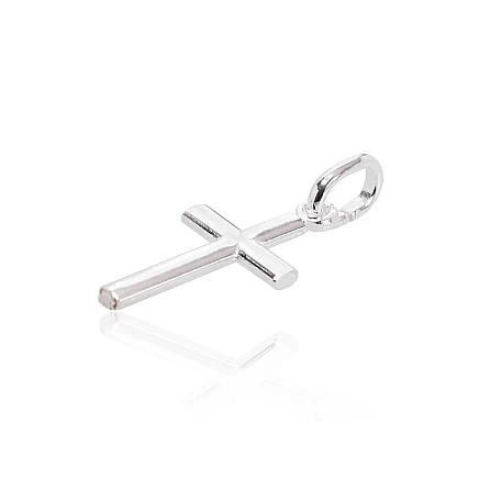 Krustiņi un ikonas, Krustiņš - Sudraba kulons, 0.8 g, Sudrabs 925 prove