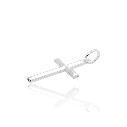 Крестики и иконки, Крестик - Серебряный кулон, 1.6 g, Серебро 925 проба