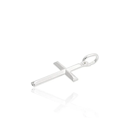 Viriešiem, Krustiņš - Sudraba kulons, 1.3 g, Sudrabs 925 prove