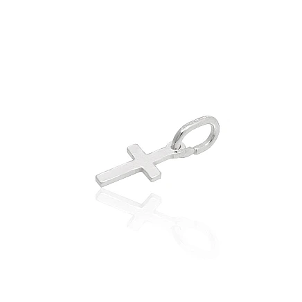 Крестики и иконки, Крестик - Серебряный кулон, 0.3 g, Серебро 925 проба