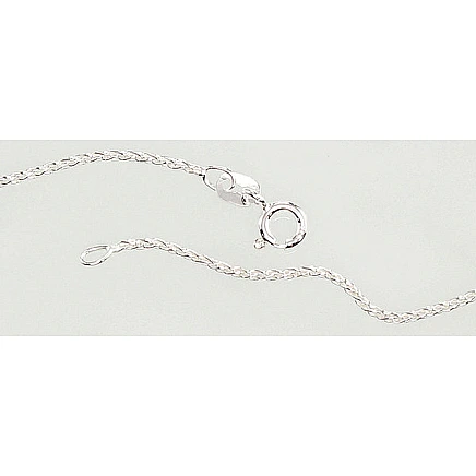 Chains,  - Silver chain Spiga 1,1 mm, 40, 2.6 g, Silver 925 fineness