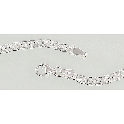 Chains,  - Silver chain Mona Liza 3.1 mm , diamond cut, 50, 8.9 g, Silver 925 fineness