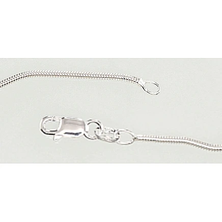 Ķēdītes,  - Sudraba ķēdīte Čūskiņa 1,5 mm, 42, 3.7 g, Sudrabs 925 prove