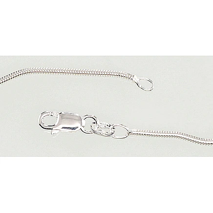 Ķēdītes,  - Sudraba ķēdīte Čūskiņa 1,5 mm, 55, 4.6 g, Sudrabs 925 prove