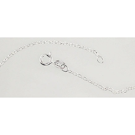 Chains,  - Silver chain Anchor round 1,1 mm, 40, 2 g, Silver 925 fineness