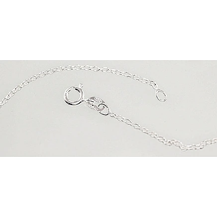 Chains,  - Silver chain Anchor round 1,1 mm, 42, 2.1 g, Silver 925 fineness