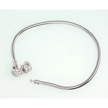 Коллекция Charms,  - Серебряный браслет, 18, 13.9 g, Серебро 925 проба, родий (покрытие)