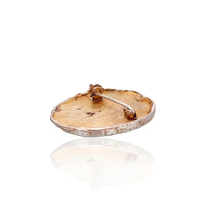 Brooch,  - Silver brooch, 14.2 g, Silver 925 fineness, oxide (Plating)