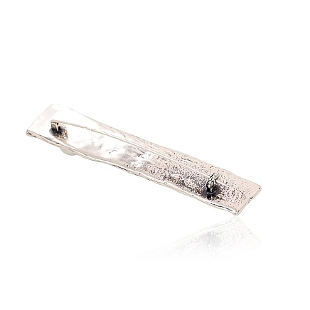 Brooch,  - Silver brooch, 13.1 g, Silver 925 fineness, oxide (Plating), Fresh-water Pearl