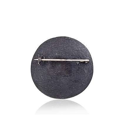 Brooch,  - Silver brooch, 11.4 g, Silver 925 fineness, oxide (Plating)